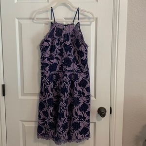 Navy & Purple dress from Francesca’s - L